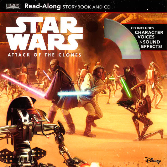 Star Wars Star Wars: Attack Of The Clones Read-Along Storybook And Cd