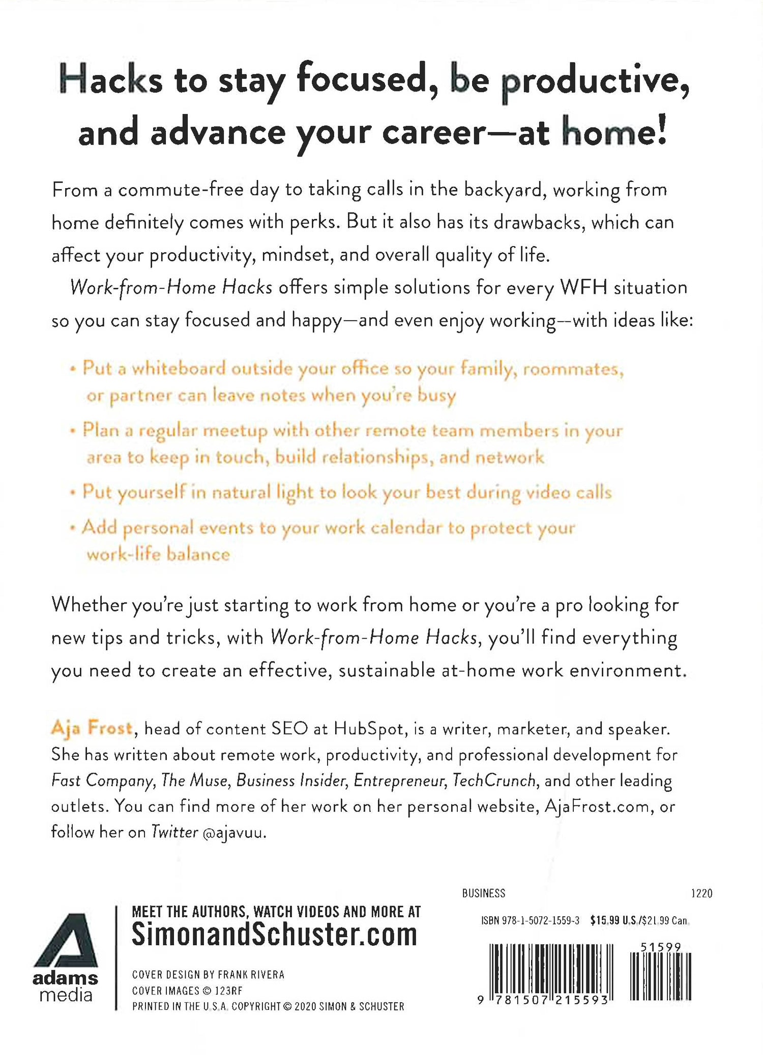 Work-from-Home Hacks: 500+ Easy Ways to Get Organized, Stay Productive, and  Maintain a Work-Life Balance While Working from Home!