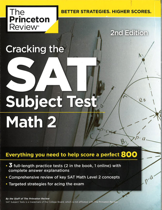 Cracking The Sat Math 2 Subject Test