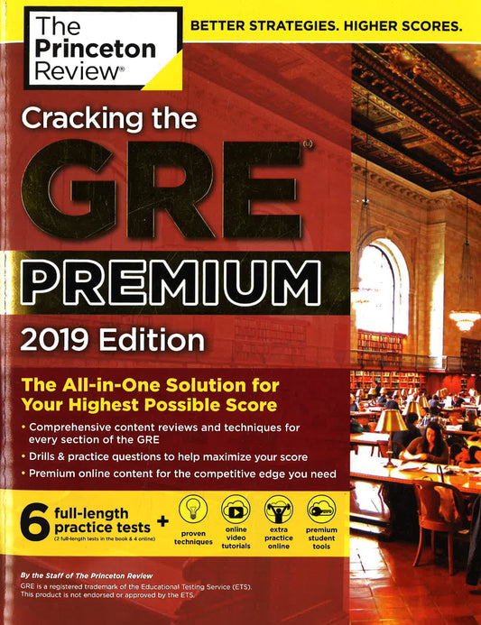 Cracking The Gre Premium 2019 Edition