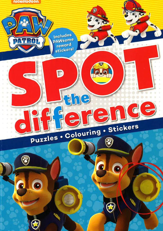 Nickelodeon Paw Patrol: Spot The Difference