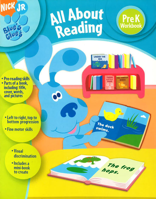 Blue's Clues All About Reading : Pre K Workbook