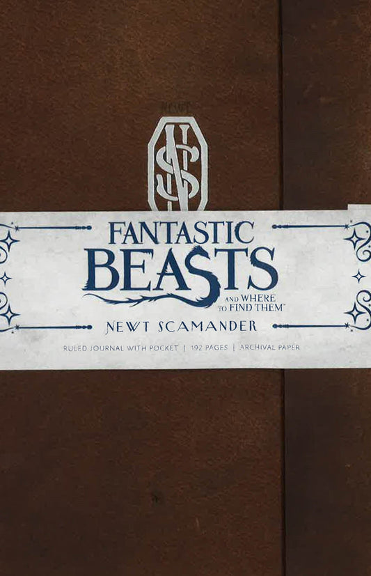 Fantastic Beasts And Where To Find Them: Newt Scamander HarDCover Ruled Journal