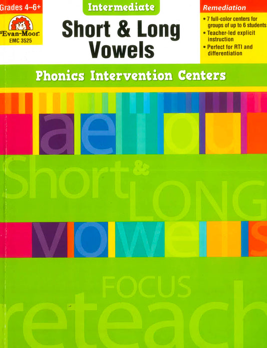 Short And Long Vowels, Grades 4-6+