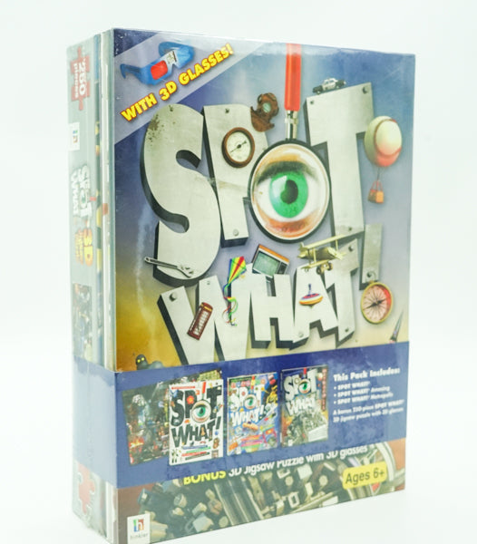 Spot What! Metropolis And Bonus 3D Jigsaw Puzzle With 3D Glasses