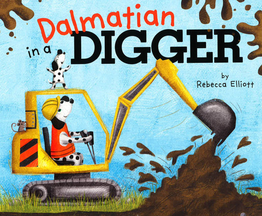 Dalmatian In A Digger