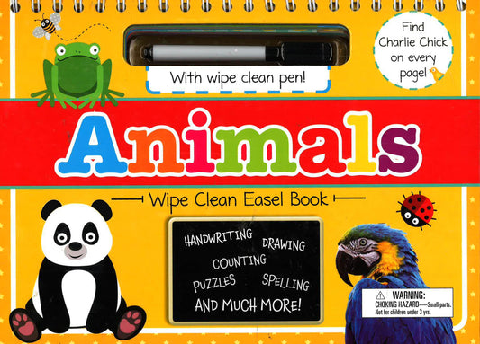 Wipe Clean Easel Animals