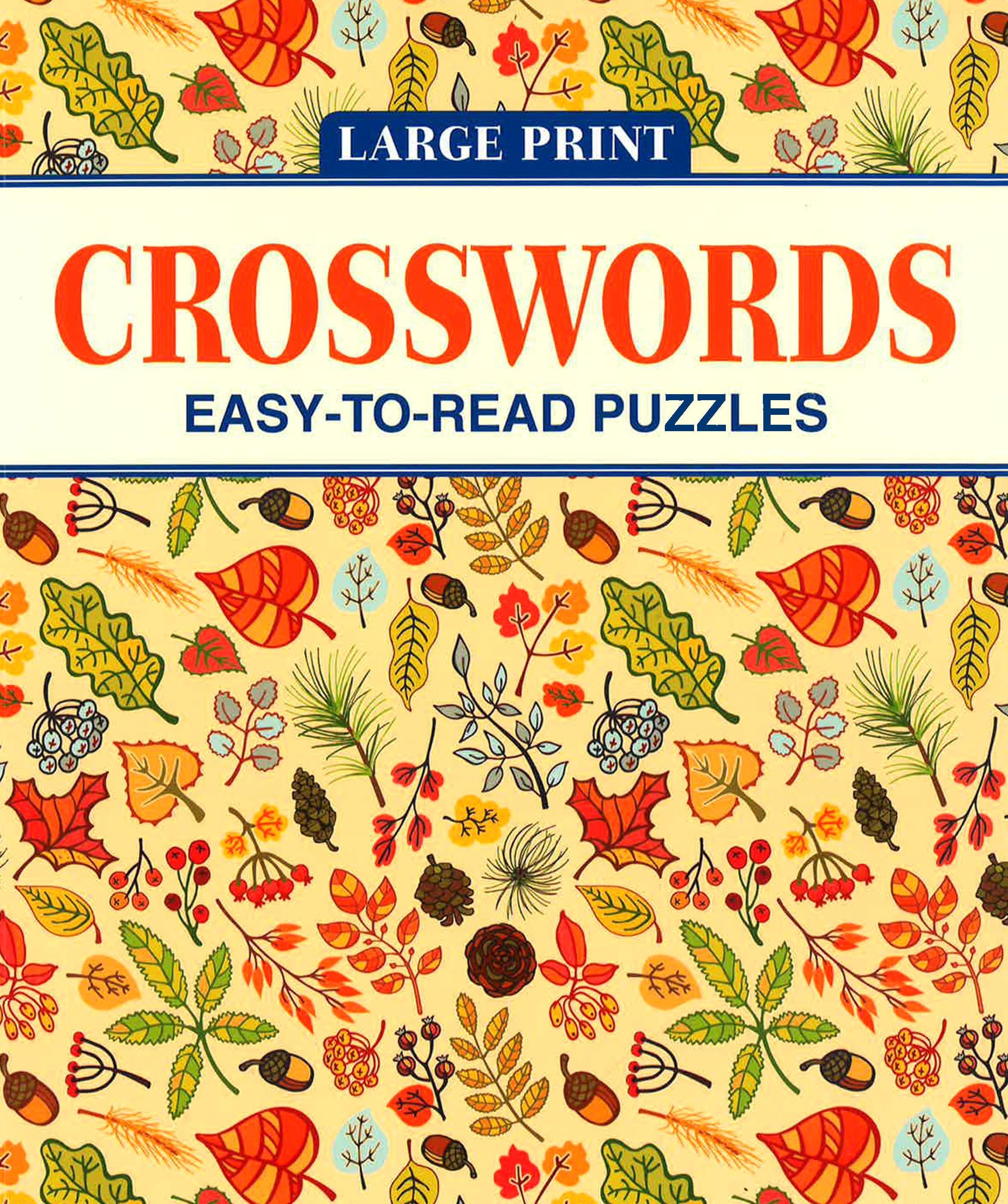 Elegant Large Print Crossword 1 BookXcess