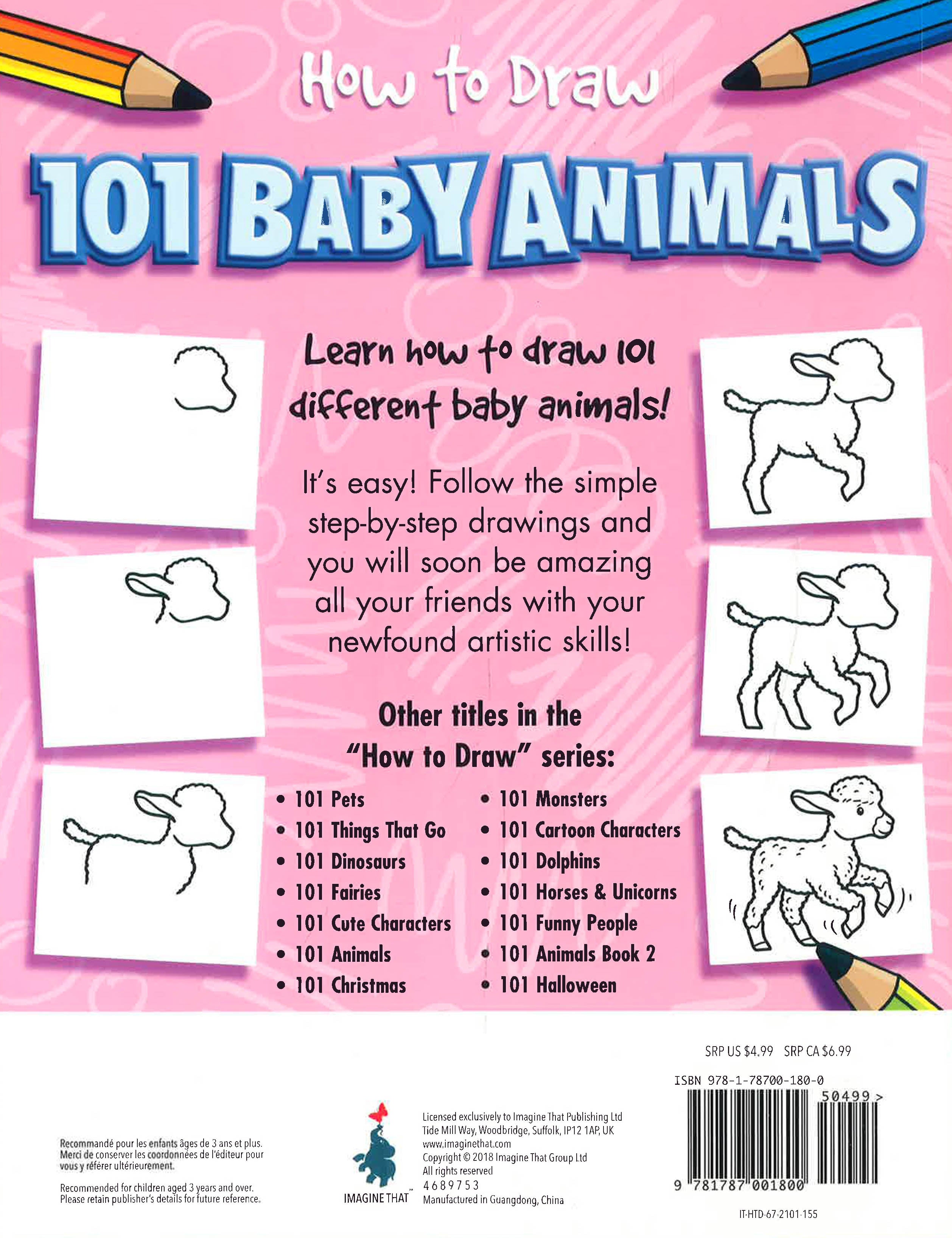 How to Draw 101 Baby Animals  Independent Publishers Group