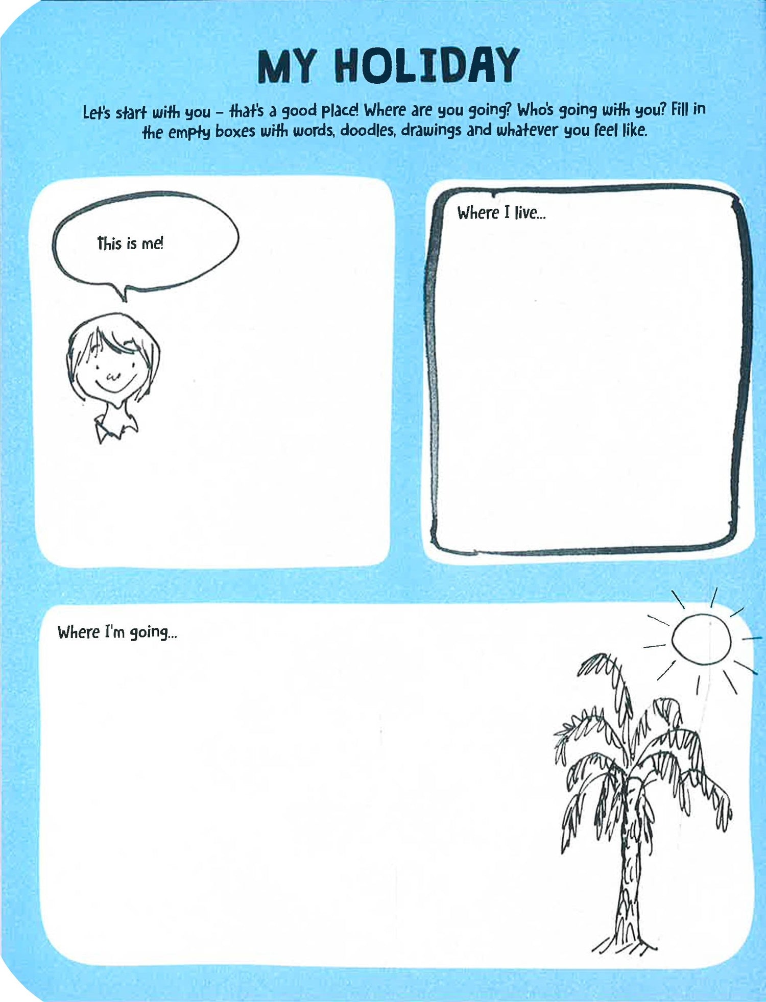 My Holiday Drawing Book by Lonely Planet Kids