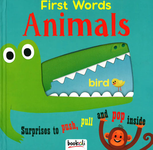 First Words Animals (Push, Pull, Pop, Learn!)