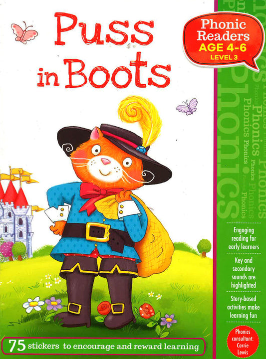 PHONIC READERS: PUSS IN BOOTS (AGES 4-6 LEVEL 3)