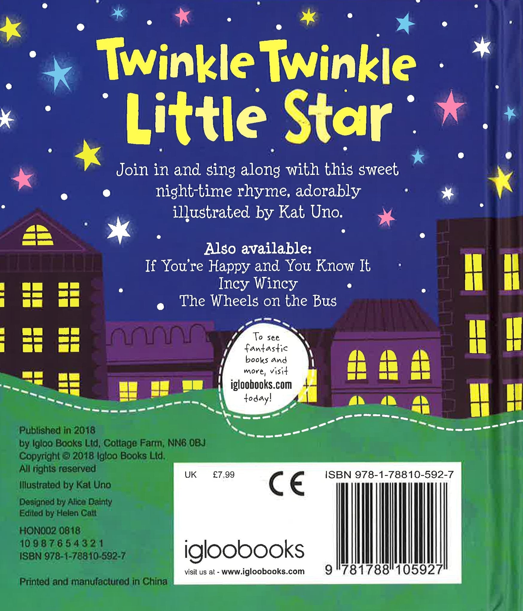 Twinkle Twinkle Little Star  Book by IglooBooks, Kat Uno