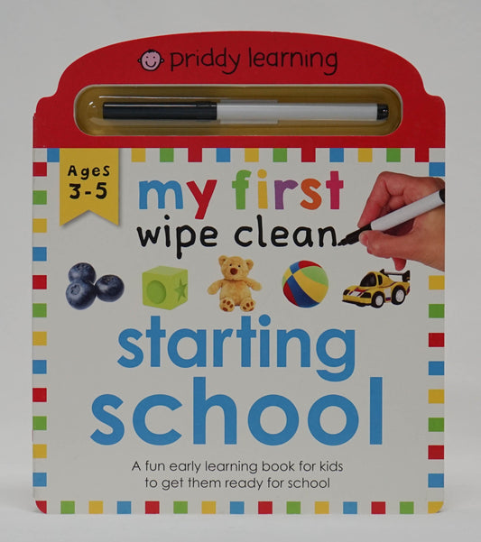 My First Wipe Clean Starting School