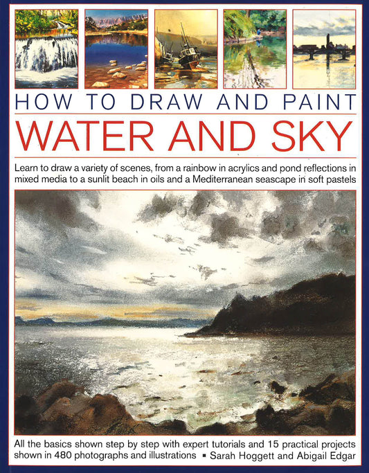 How To Draw & Paint Water & Sky