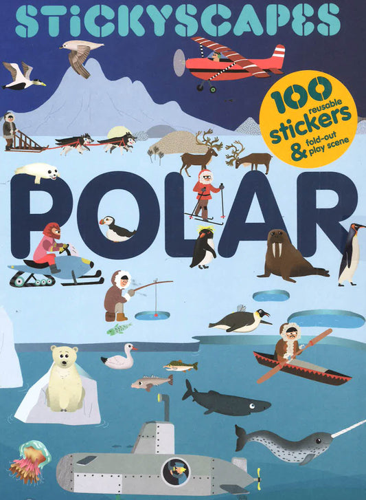 Polar: Sticker And Fold-Out Play Scene Book (Stickyscapes)