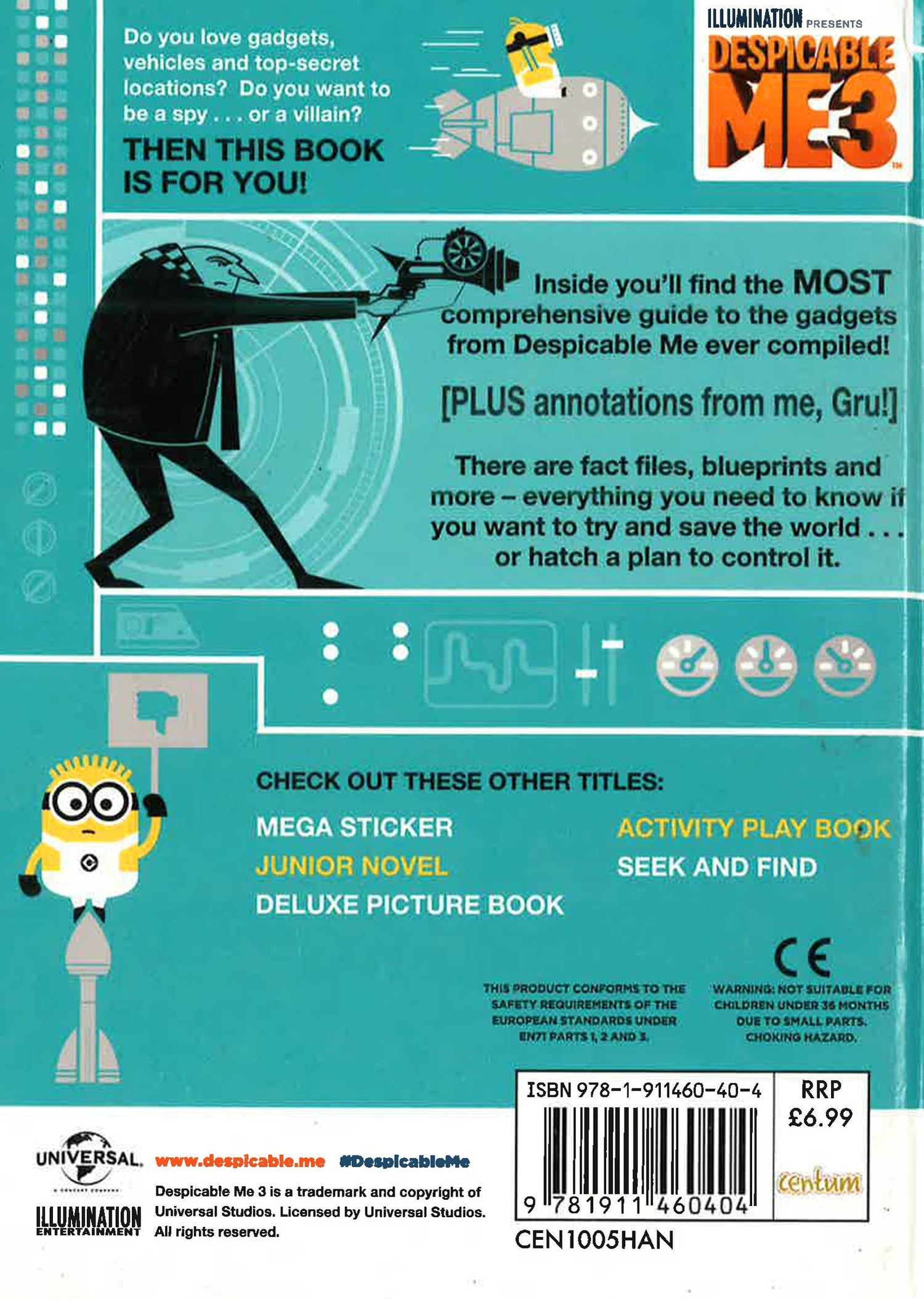 Despicable Me 3 Gru's Gadgets – BookXcess