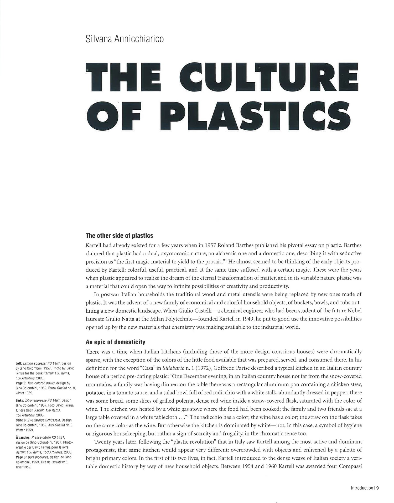 Kartell The Culture Of Plastics – BookXcess