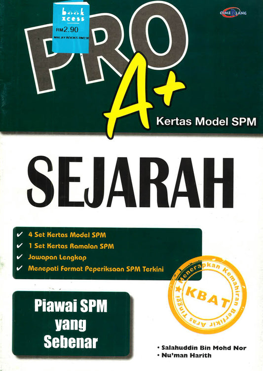 Pro A+ Spm Sejarah