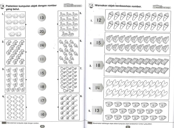 Aktiviti Menuju Tahun 1 - Matematik – BookXcess