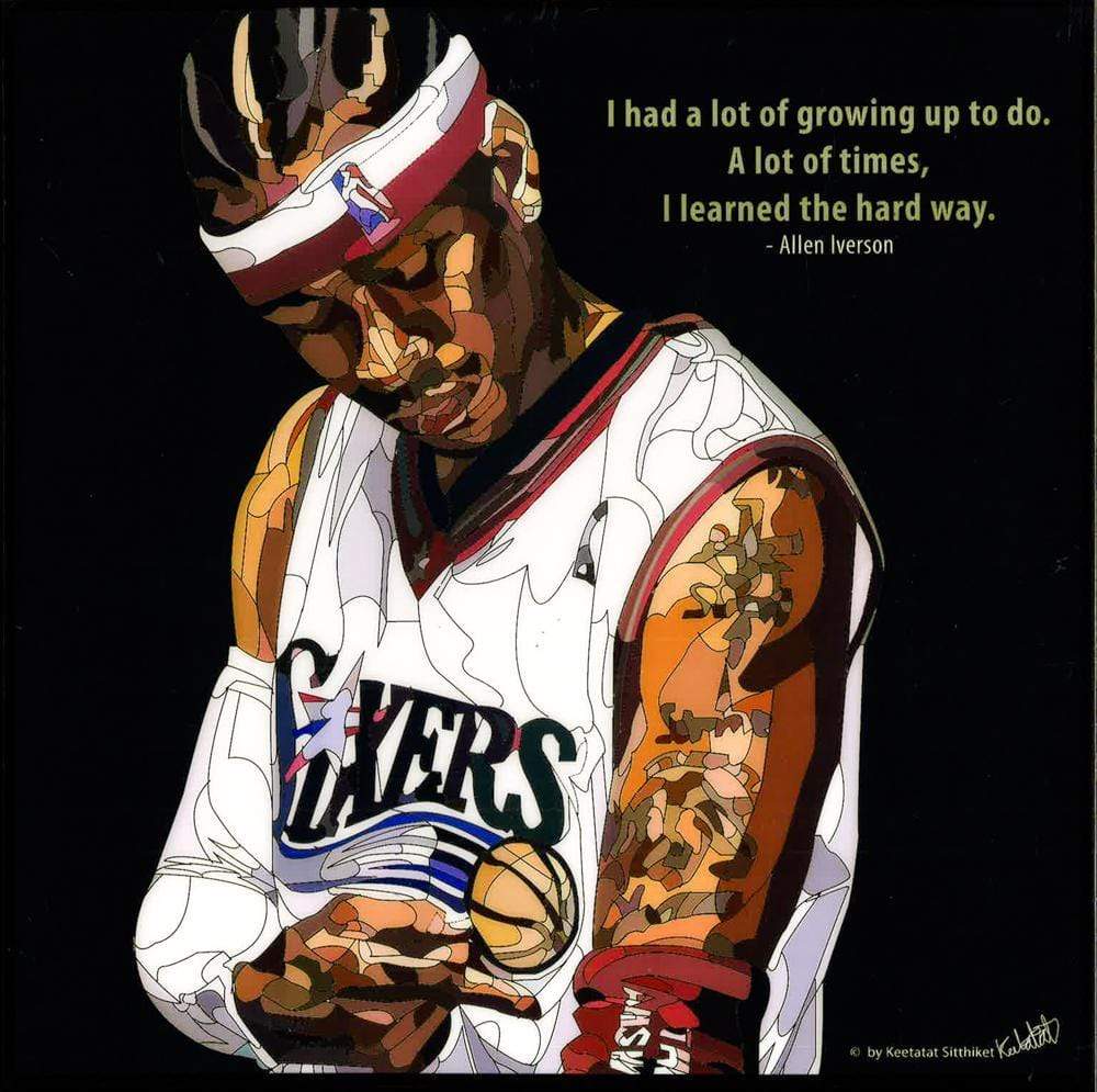 ALLEN IVERSON VER.1,(10X10) POP ART