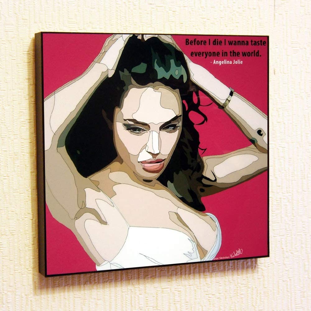 ANGELINA JOLIE POP ART (10'X10')