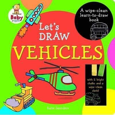 Baby Steps Lets Draw Vehicles Wipe Clean