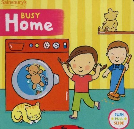 Busy Home - Push, Pull And Slide The Scenes To Bring The Busy Home To Life!