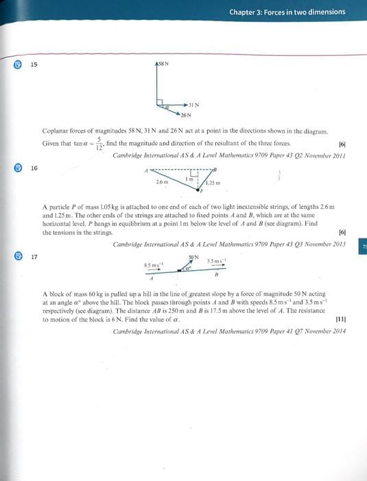 Cambridge International AS & A Level Mathematics: Mechanics Coursebook