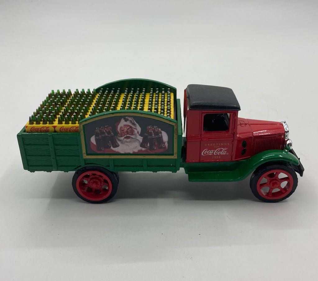 Coca Cola- Die Cast Metal Bank (Santa Claus Truck)