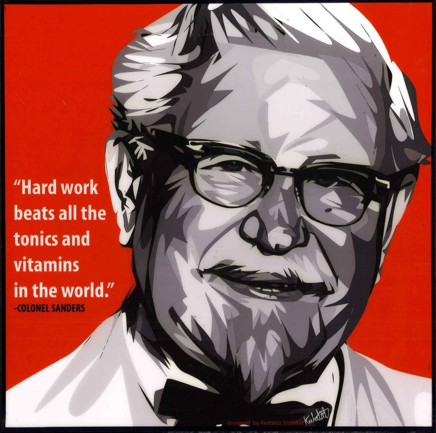 COLONEL SANDERS POP ART (10'X10')