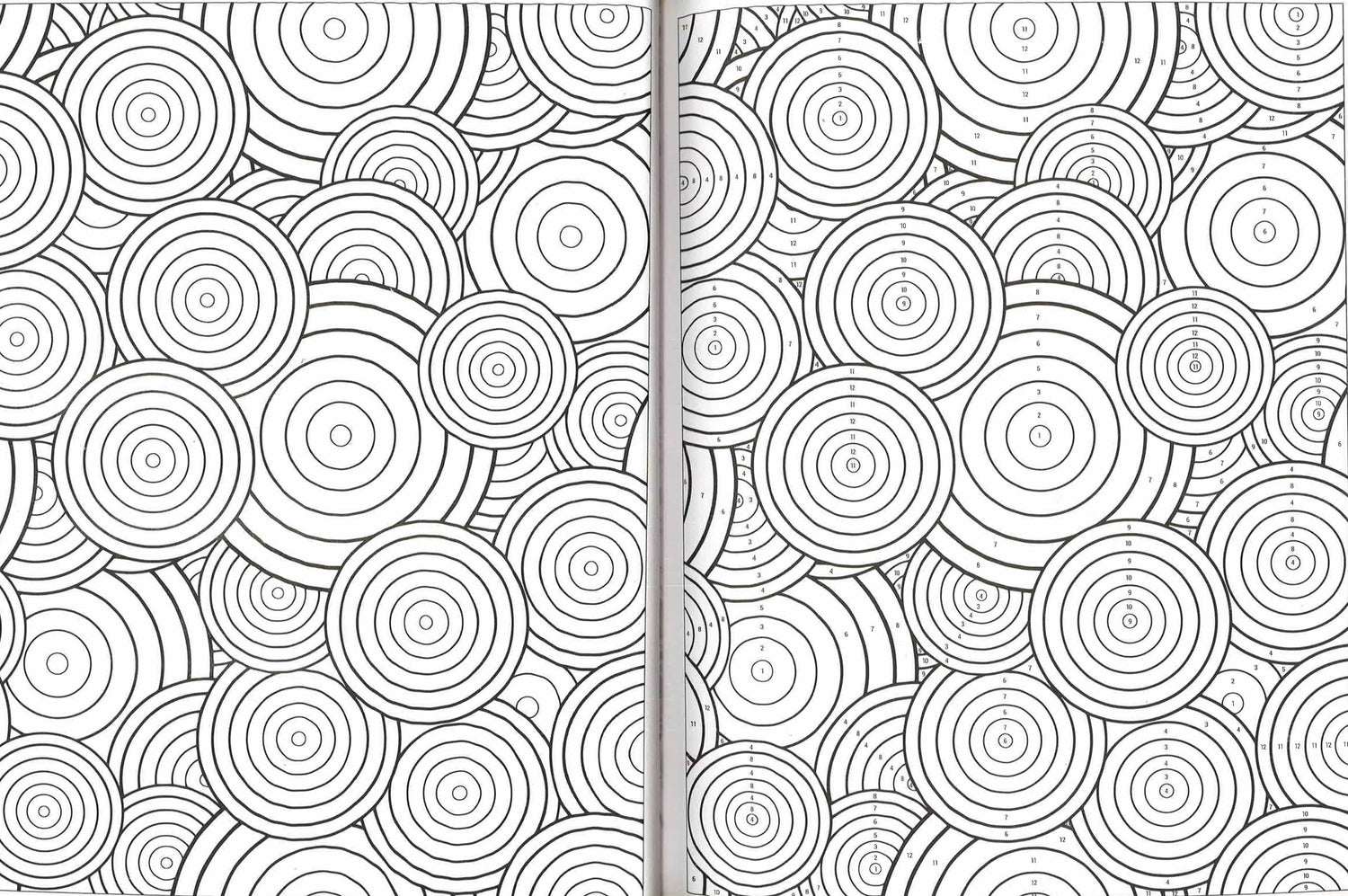 Colour By Numbers: Relaxing Patterns Designs