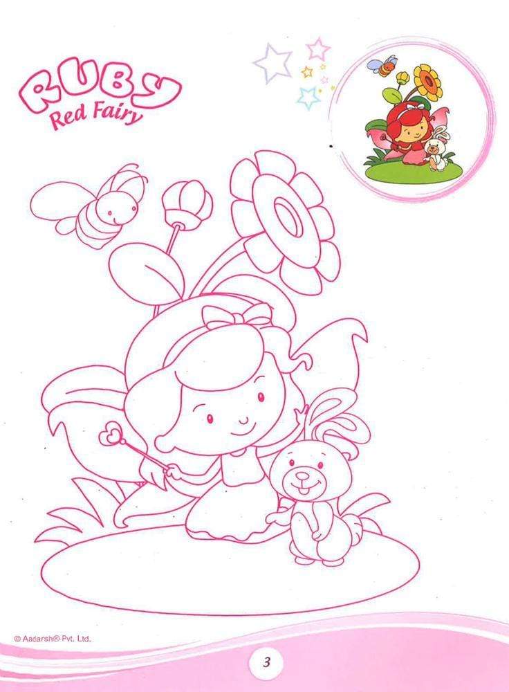 Colour Fairies Copy Colouring Book