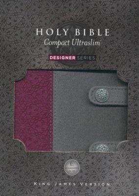 Compact Ultraslim Bible-Kjv-Designer Snap Closure