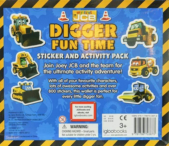 Digger Fun Time: Sticker And Activity Pack