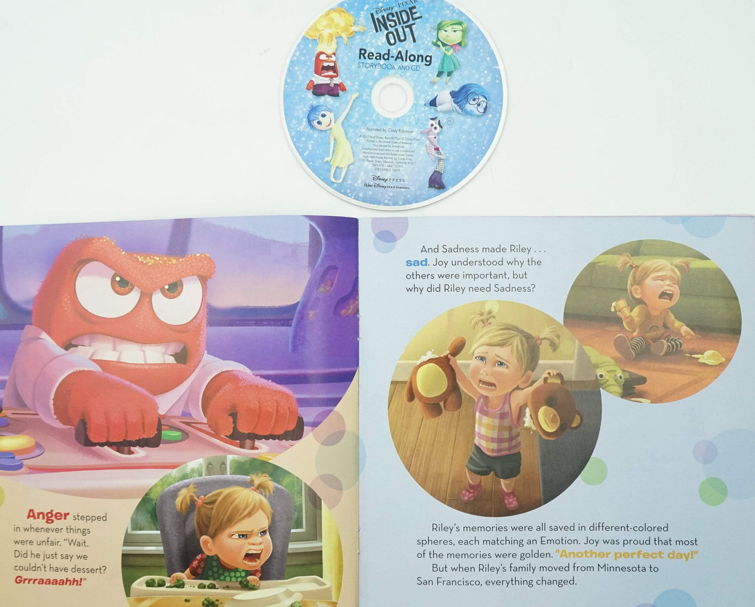 Disney Inside Out: Read-Along Storybook And Cd