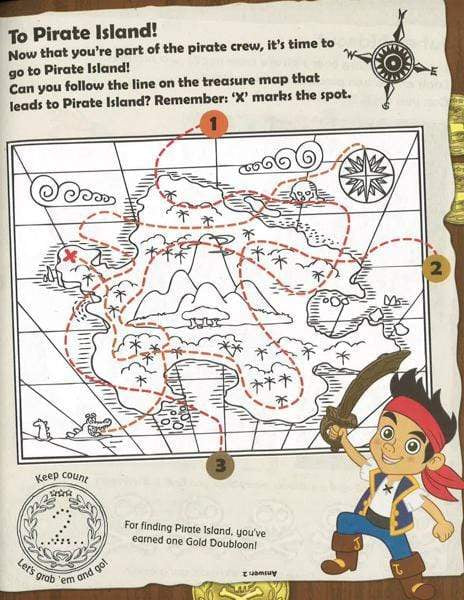 jake and the neverland pirates island map