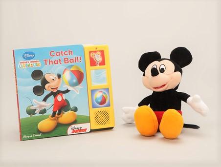 Disney Mickey Mouse Clubhouse: Catch That Ball Book and Plush Toy