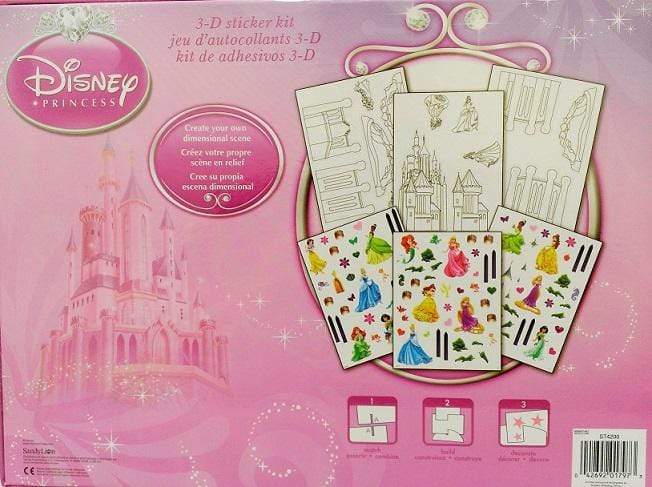 Disney Princess: 3-D Sticker Kit