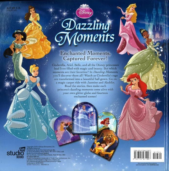 Disney Princess Dazzling Moments: Storybook and Snow Globe