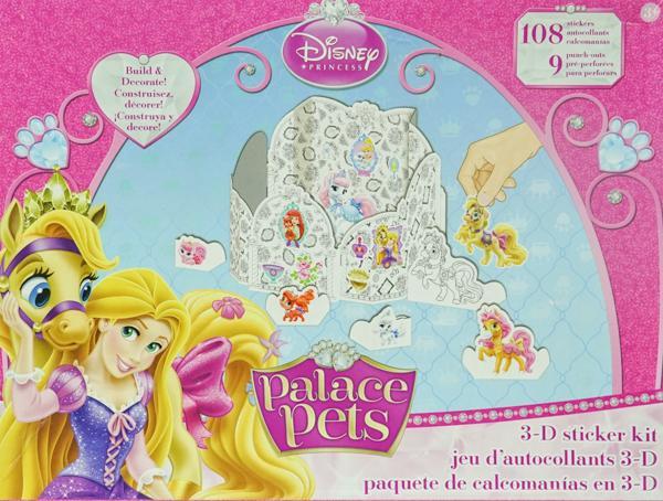 DISNEY PRINCESS: PALACE PETS (3-D STICKER KIT)