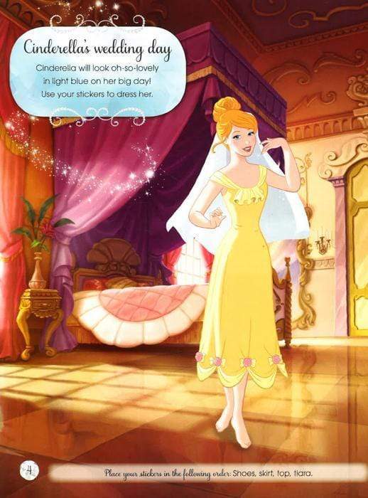 Disney Princess Royal Wedding Sticker Dress Up