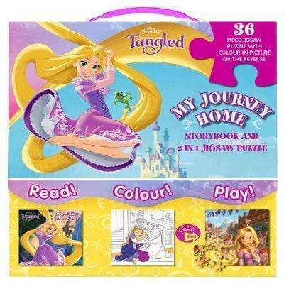 Disney Princess Tangled: My Journey Home  Storybook And 2-In-1 Jigsaw Puzzle