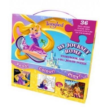 Disney Princess Tangled: My Journey Home  Storybook And 2-In-1 Jigsaw Puzzle