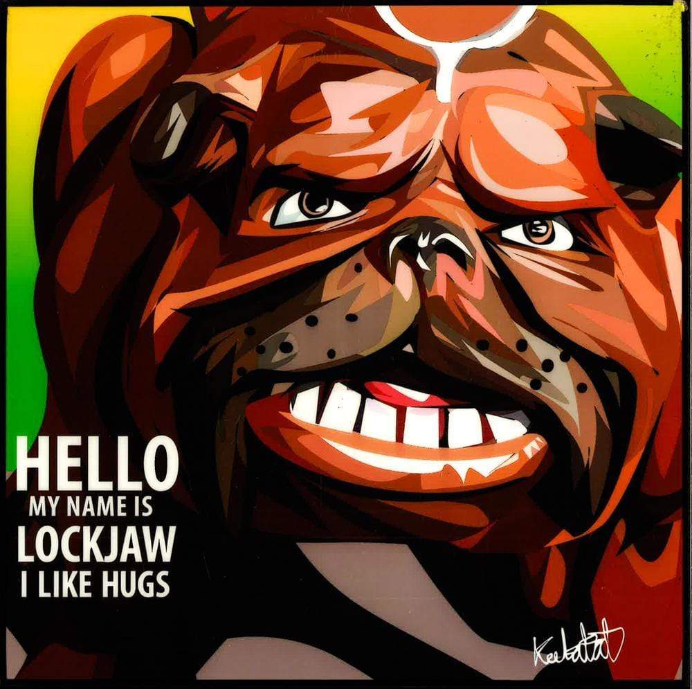 DOGGIE: LOCKJAW POP ART 10X10