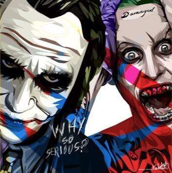 Double Joker Medium Pop Art (20X20)