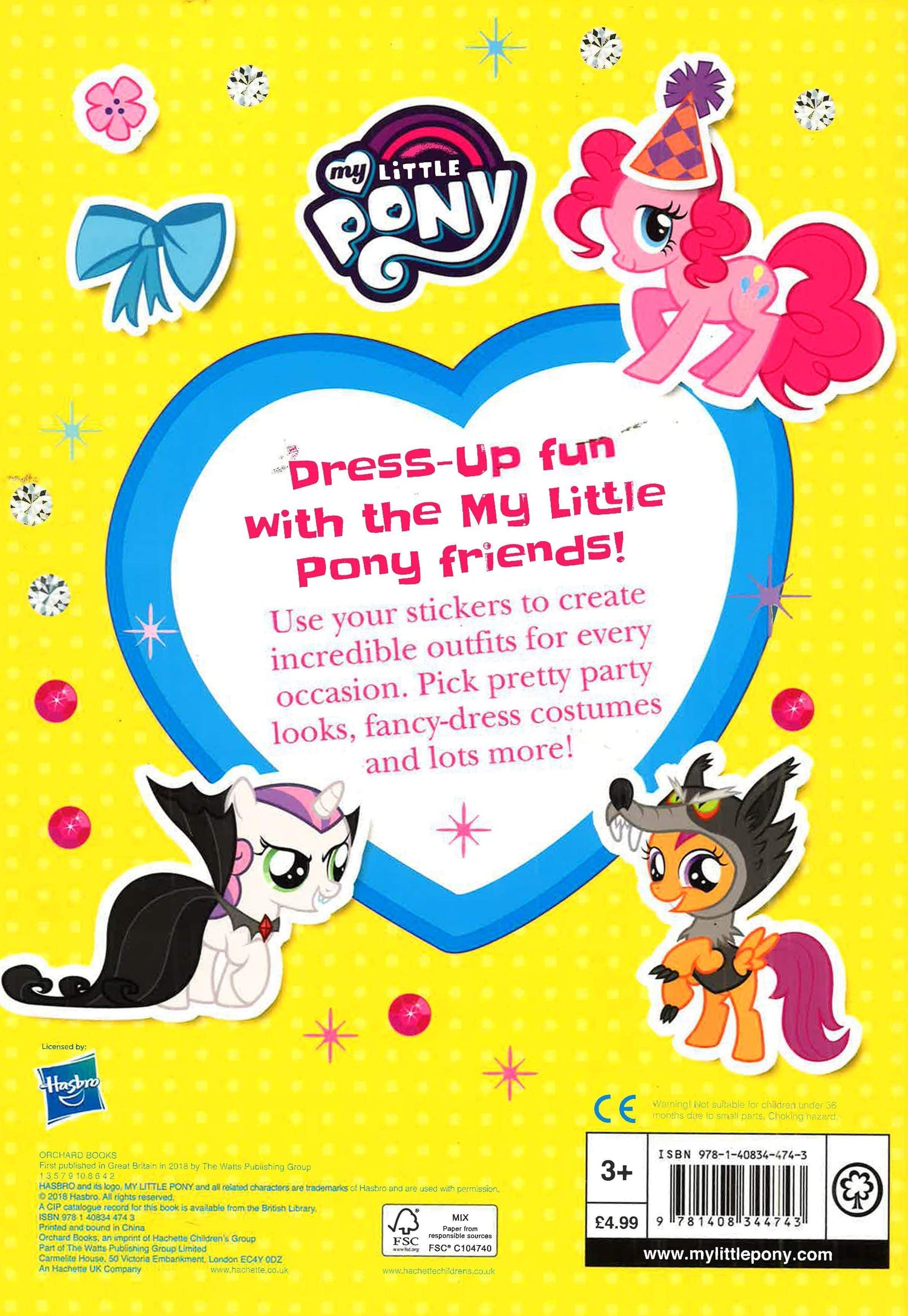 Dress-Up Fun Sticker Activity Book (My Little Pony)