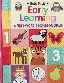 Early Learning 6 First Word Books For Girls