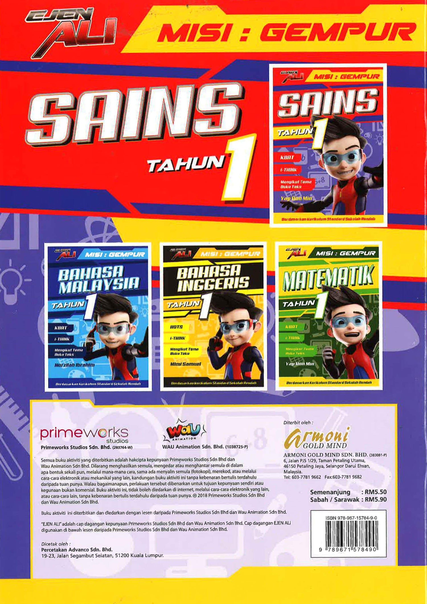 Ejen Ali Gempur: Sains