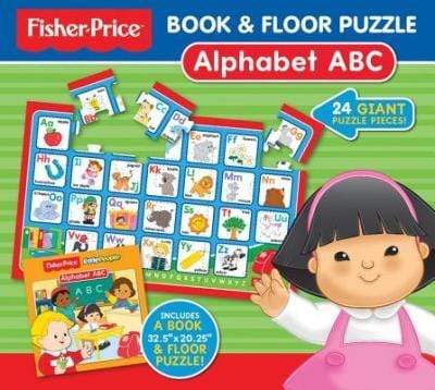 Fisher Price Book And Floor Puzzle: Alphabet ABC